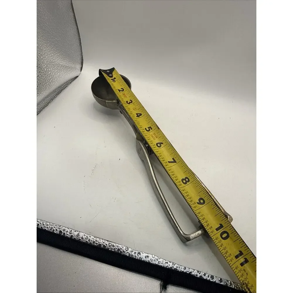 Vintage Gilchrist No. 30 Brass Ice Cream Scoop w/ Spring Loaded Handle ~ Works